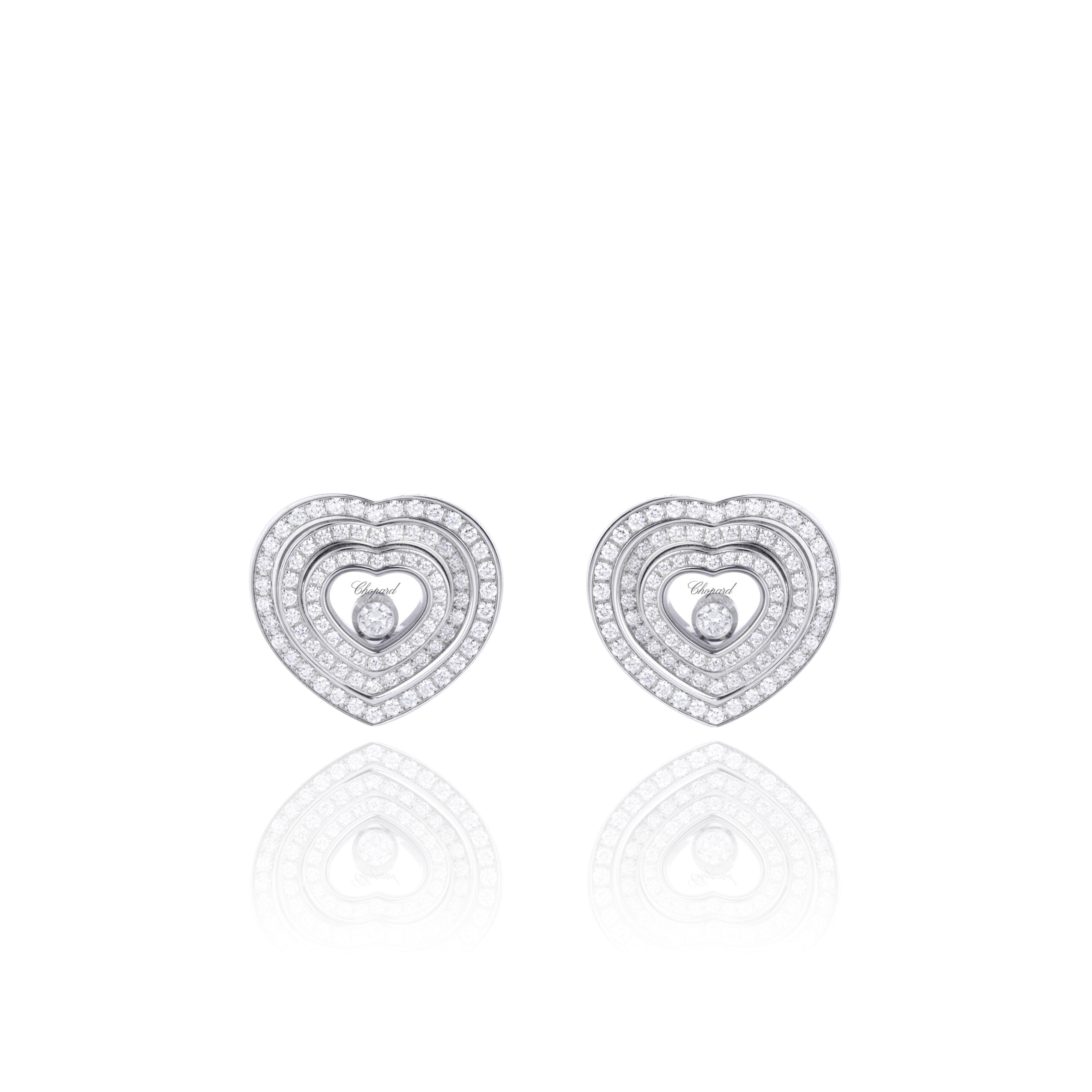 Shop Chopard Happy Hearts 18K Rose Gold, Diamond & Turquoise Drop Earrings  | Saks Fifth Avenue