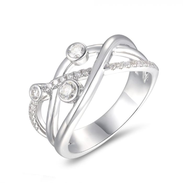 18ct White Gold Diamond Ring – Stephens Jewellers