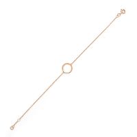 Luxe 9ct Rose Gold Circle Bracelet