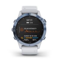 Garmin Garmin Fenix 6 Pro Solar Smartwatch in Mineral Blu