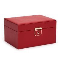 Wolf Wolf Palermo Small Jewellery Box in Red