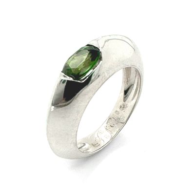 Lumbers Pre-Owned Piaget 18ct Gold Green Sapphire Ring