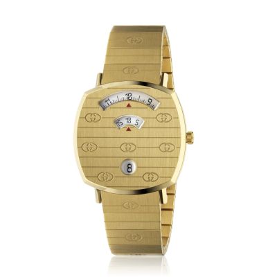 Gucci Gucci Grip Yellow Gold PVD 35mm GG Watch