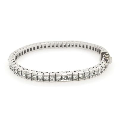 Lumbers Pre-Owned 18ct Gold 7.98cts Diamond Bracelet
