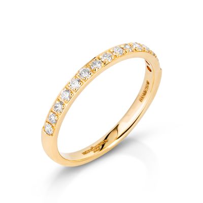 Brown & Newirth 18ct Gold 0.25ct Diamond Claw Set Eternity Ring