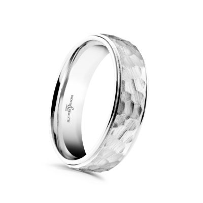 Brown & Newirth Brown & Newirth Platinum Pattern Wedding Ring
