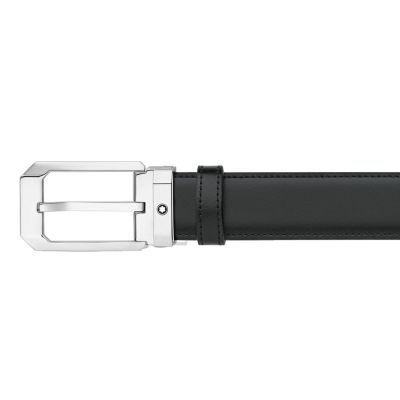 Montblanc Montblanc Reversable Pin Buckle Belt in black/brow