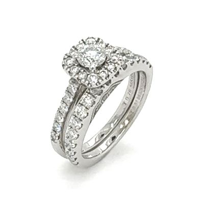 Lumbers Pre-Owned 18ct Gold Tolkowsky Diamond Ring Set