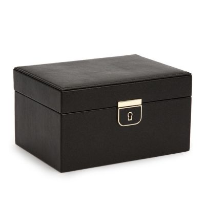 Wolf Wolf Palermo Small Jewellery Box in Black