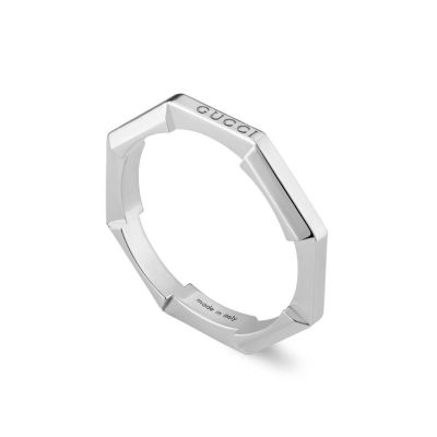 Gucci Gucci 18ct Gold Link to Love Mirrored Ring