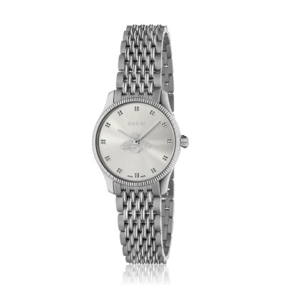 Gucci Gucci G-Timeless Silver Dial 29mm Bee Watch