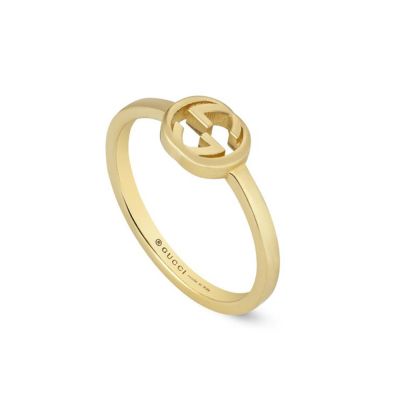 Gucci Gucci Interlocking G 18ct Gold Ring