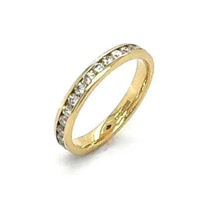 Lumbers Pre-Owned 18ct Gold 0.50cts Diamond Eternity Ring