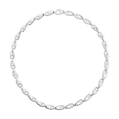 Georg Jensen Georg Jensen Reflect Silver Necklace - L