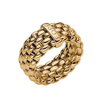 Fope Fope Essentials Flex'it 18ct Yellow Gold Ring - M