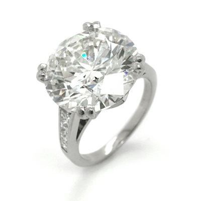 Lumbers Pre-Owned Platinum 8.13cts Diamond Ring
