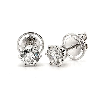 Lumbers Pre-Owned 18ct Gold 1.80ct Diamond Studs