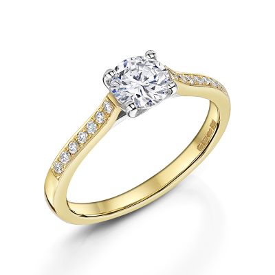 Love Lumbers Love Lumbers 18ct Gold 0.75ct  Round Brilliant Diamond Ring